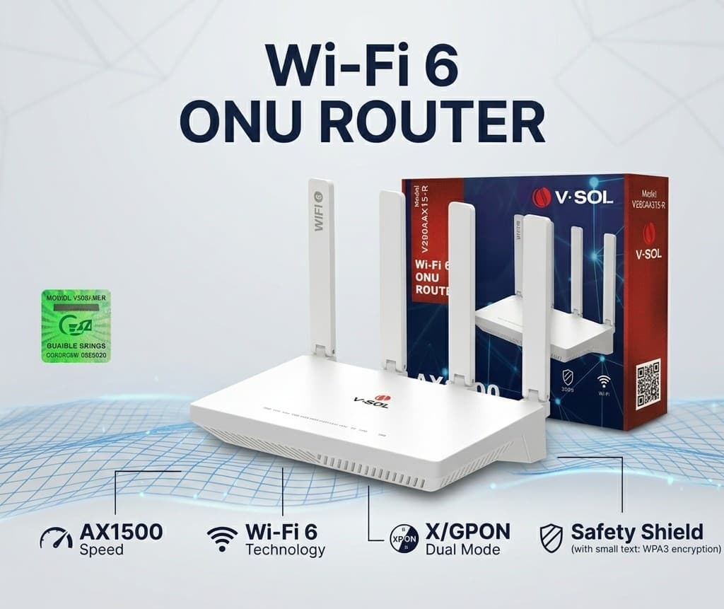 V-SOL AX1500 Wi-Fi 6 ONU Router
