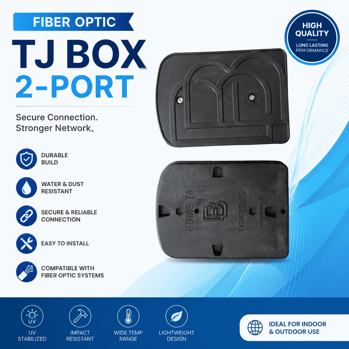 Fiber Optic TJ Box 2-Port
