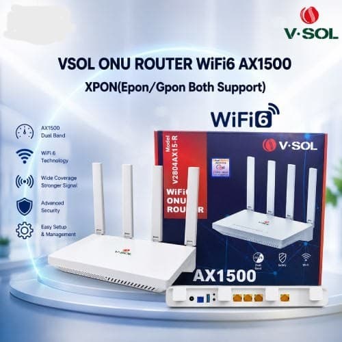 V-SOL AX1500 Wi-Fi 6 ONU Router